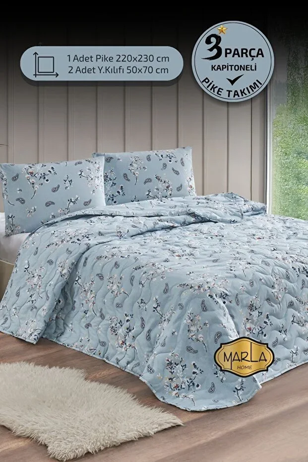 Double Duvet Set | King Size | 220x230 cm | Multi-purpose Bedspread & Blanket