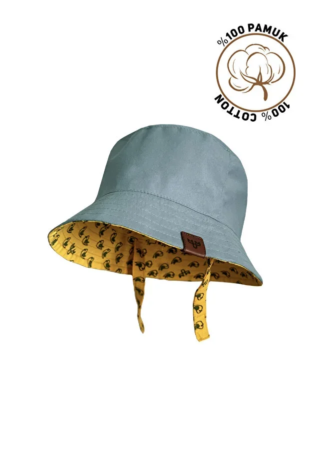 Birdie UV Protected 100% Organic Cotton Baby Children Bucket Beach Hat