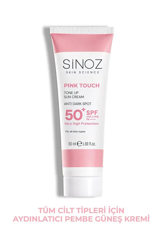 Pink Touch SPF50+ Brightening Pink Face Sunscreen PA++++ for All Skin Types 50ml