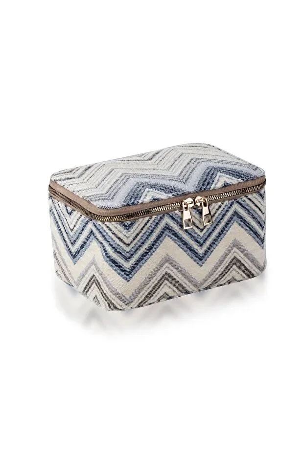 Zigzag Makeup Bag Makeup Material Bag