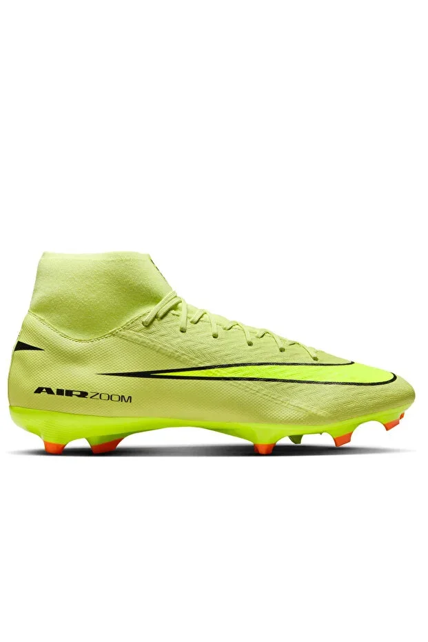 Nike Mercurial Superfly 10 Academy Fg/Mg Men's Cleats with Sock Green Cleats