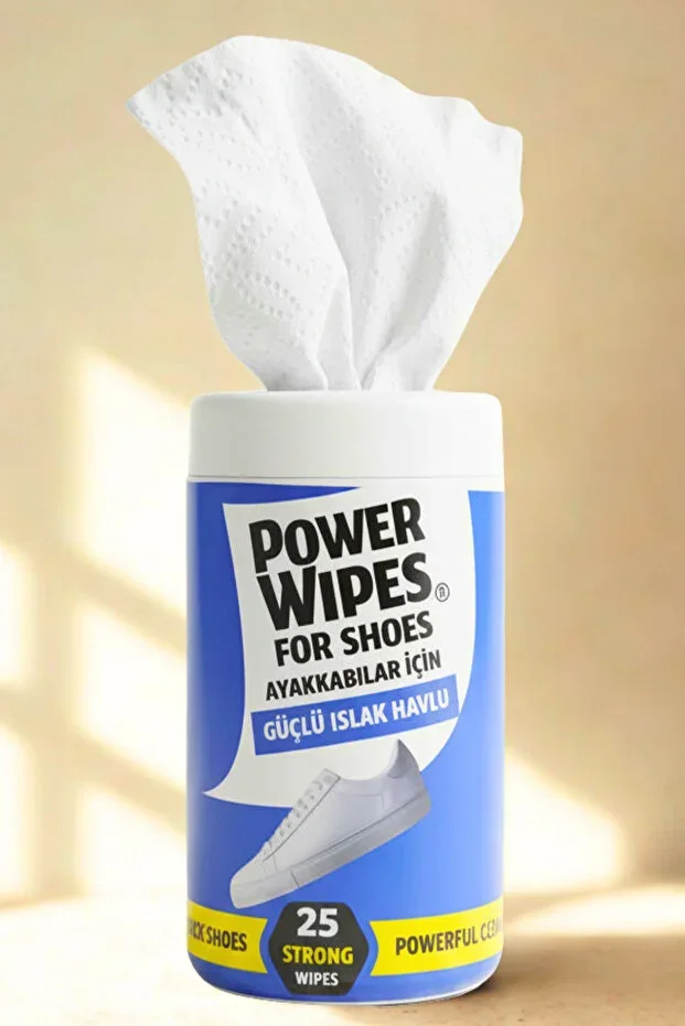 Shoe Cleaning Wipes 25 pcs | PowerDots Technology
