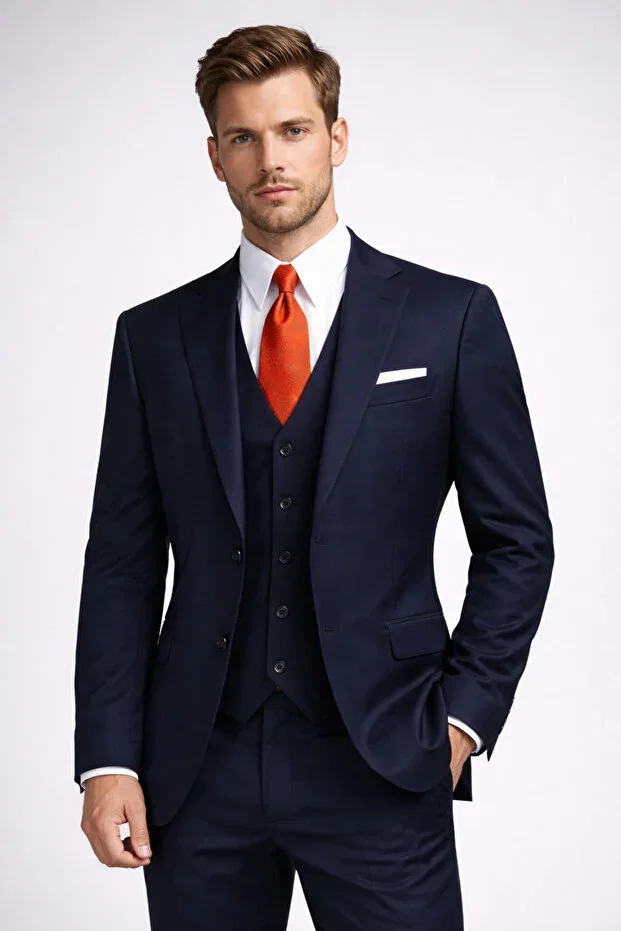 Fabio Cassel Slim Fit Men's Vest Suit – Modern Cut, Premium Elegance & Flawless Fit