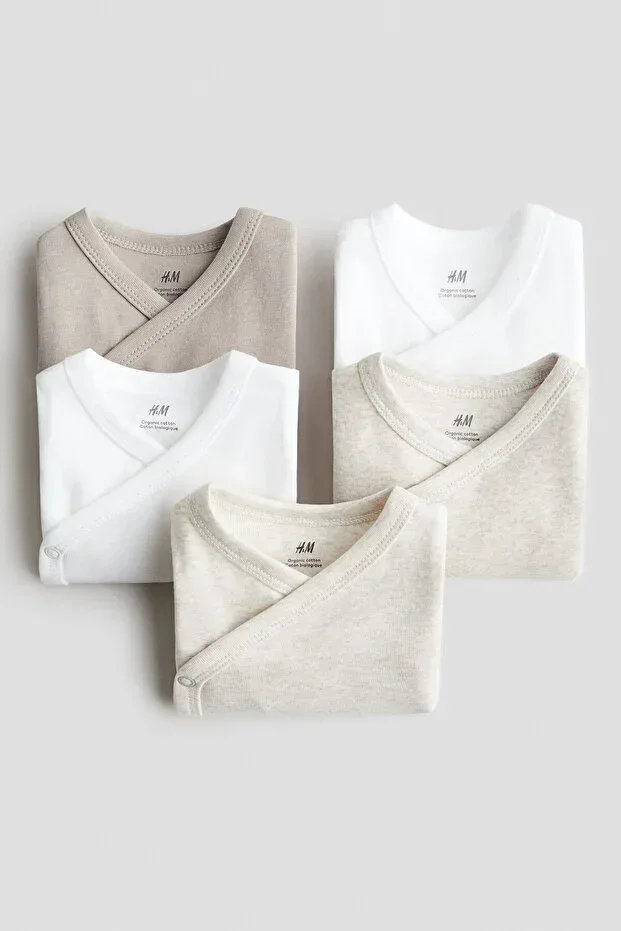 5-Pack Wrap Bodysuit