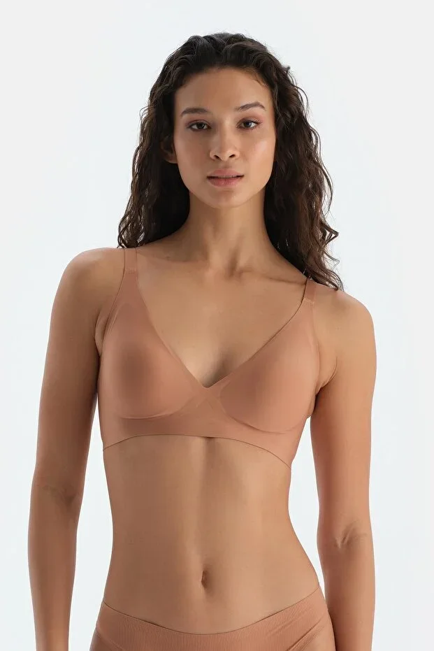 Brown Suzie Non-wired Seamless Bra