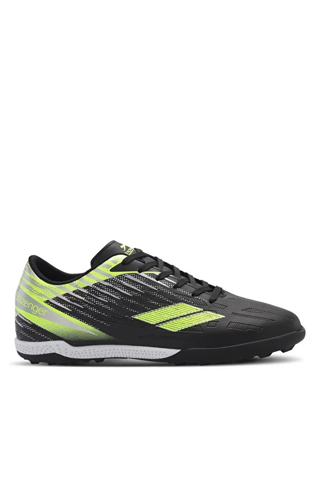 CYPRUS Men's Turf Black / Green Football Shoes