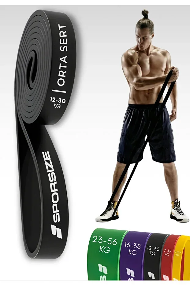 30 KG Resistance Band Muscle Development Fitness Crossfit Pilates Pull-up Band