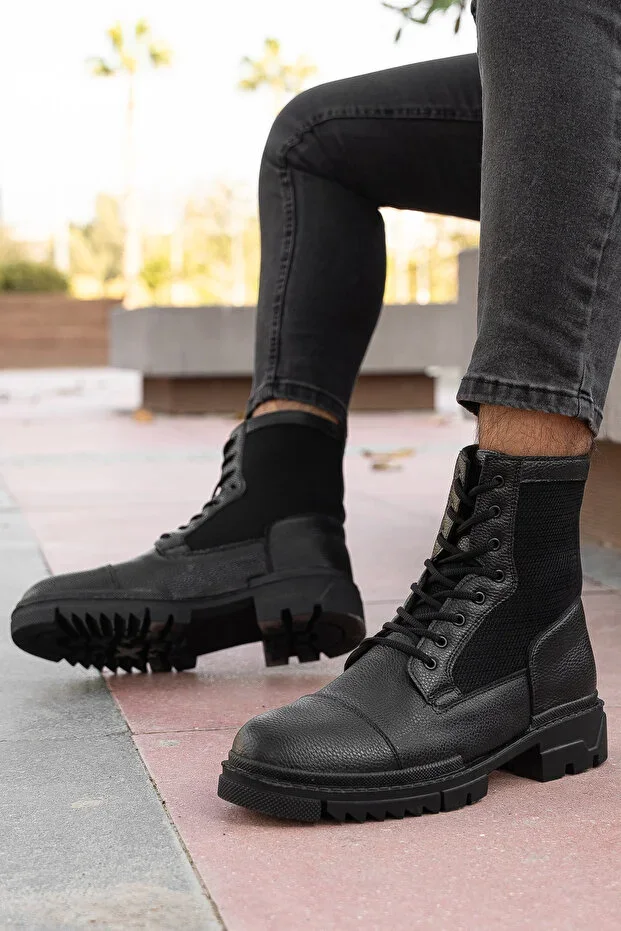 Maxwelly Garantili Postal Lace-up Comfortable Lightweight Sole Men's Boot