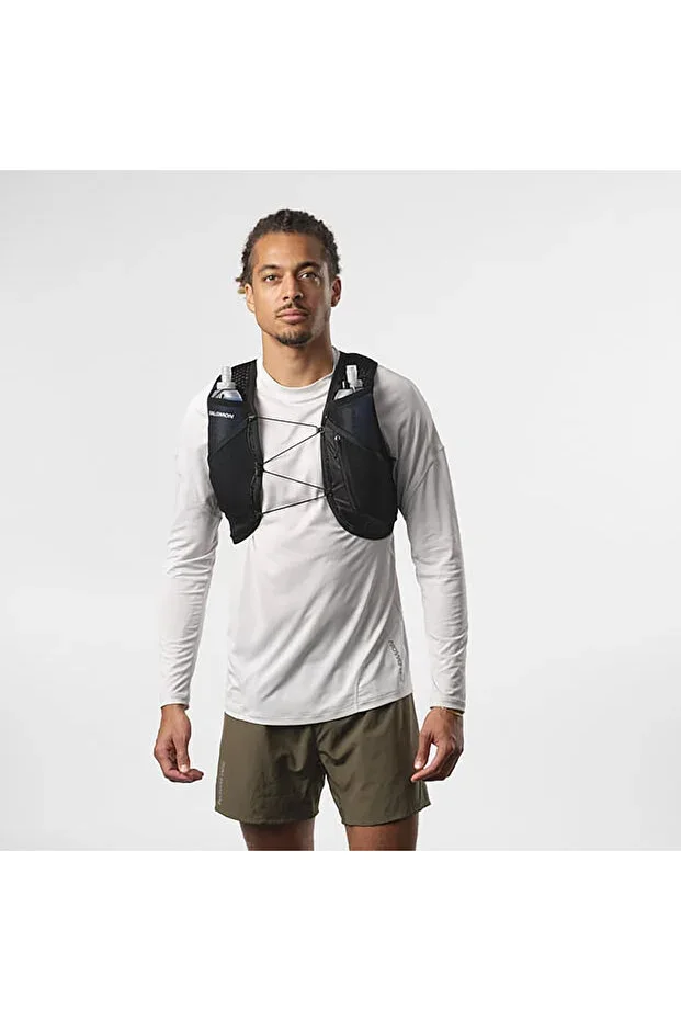 Salomon Act Skin 8 Unisex Black Running Vest
