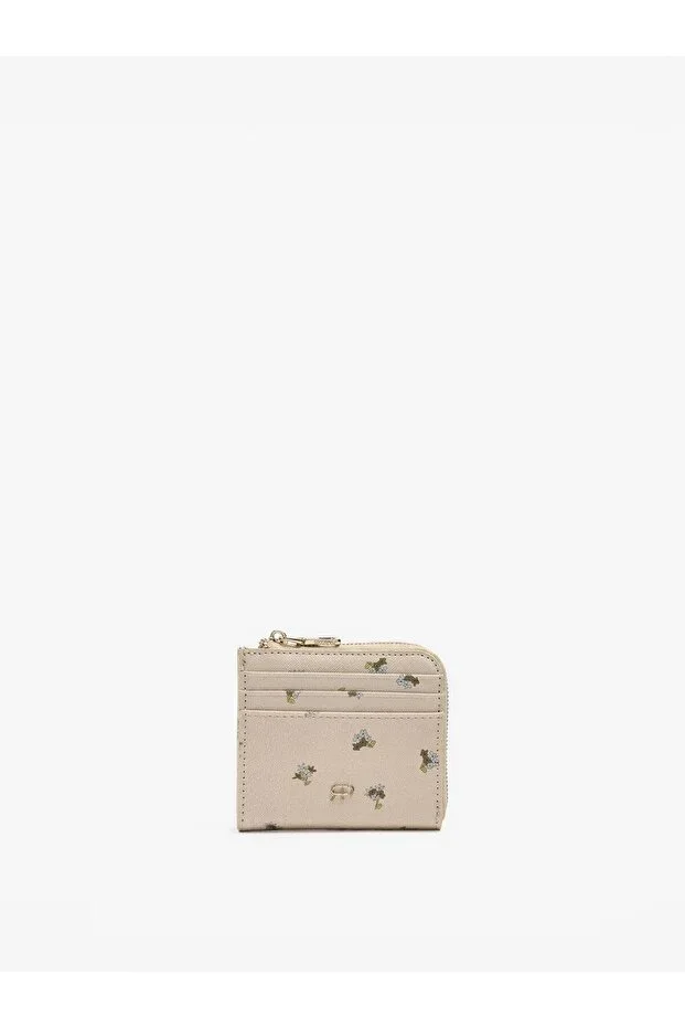Women's Floral Print Cardholder