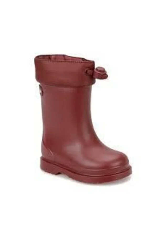 W10100 Chufo Cuello Children's Burgundy Rain Boot