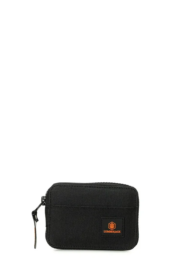 ZIPPERED LJK CZDN 5FX Black Unisex Wallet
