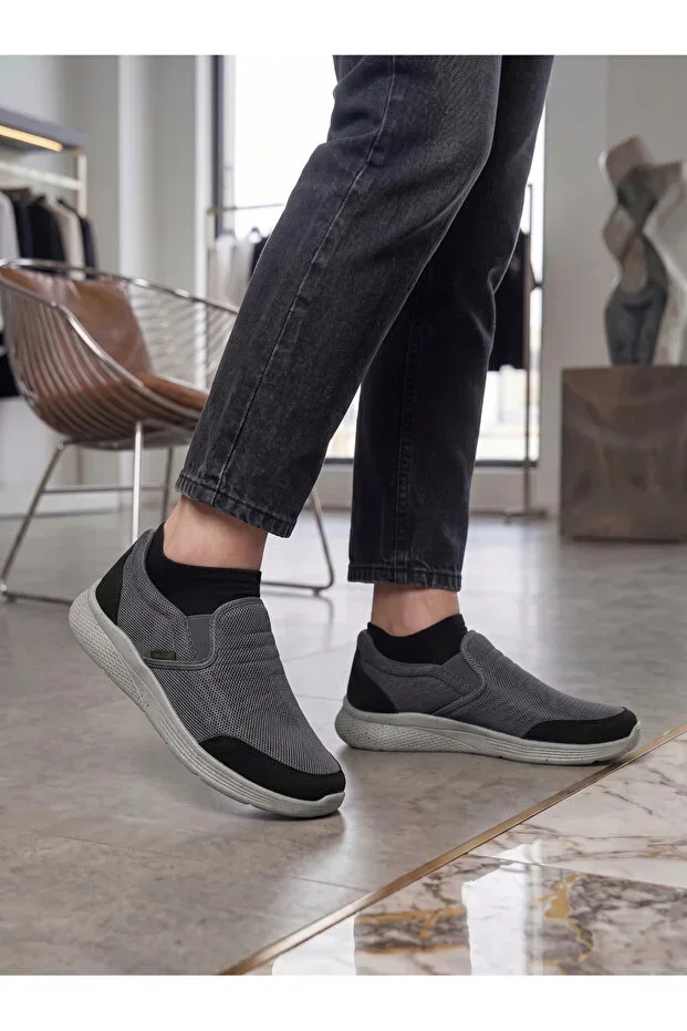 Breathable Orthopedic Casual Sports Walking Shoes Laceless Comfortable Lightweight Memory For Men