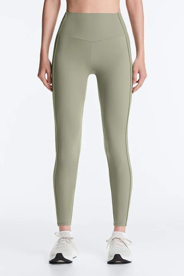 High rise Comfortlux rib ankle length leggings
