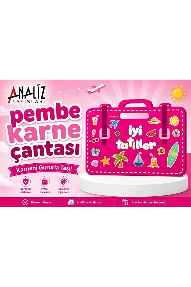 REPORT CARD BAG PINK
