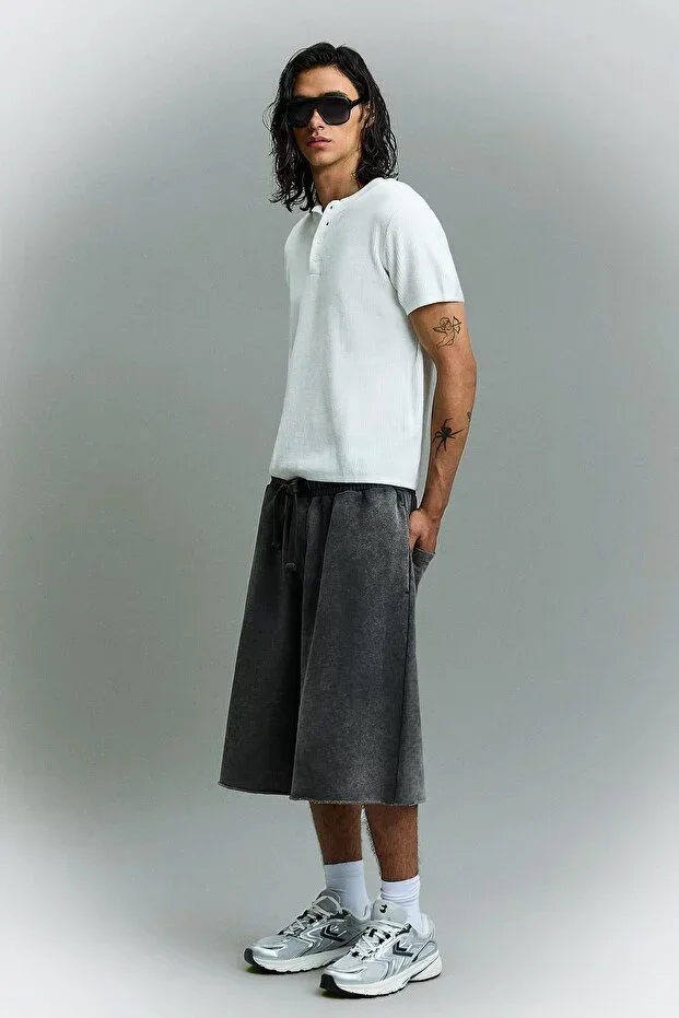 Jogger fit bermuda