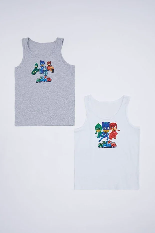 Boys Pajama Masks Licensed Undershirt 2-Pack S2719A620AU
