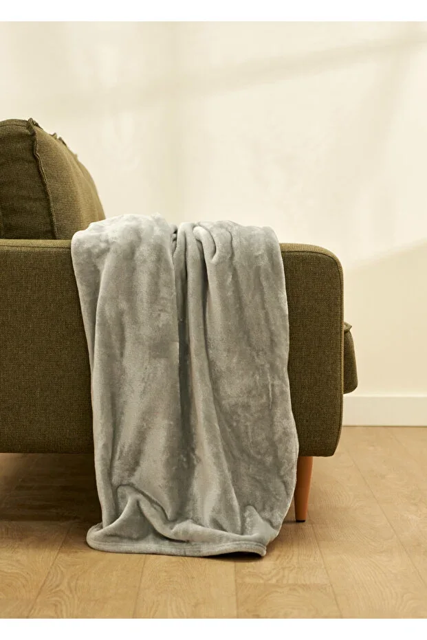 Bella Maison Shelly Wellsoft TV Blanket Light Grey (140x190 cm)