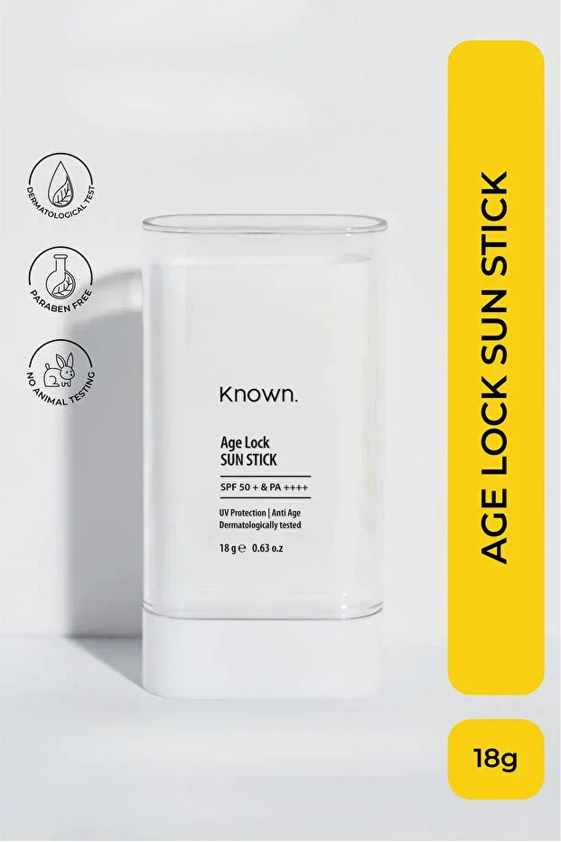 Age Lock Stick Sunscreen 50+ SPF | Anti-Aging – Matte Finish – Daily Use
