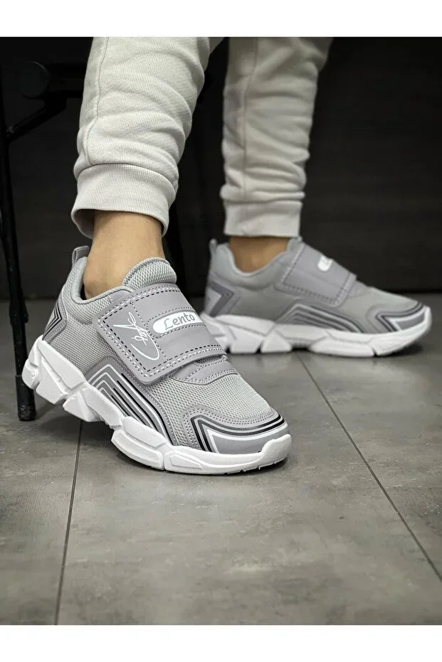 Children's Orthopedic Velcro Flexible Lightweight Breathable Unisex Mesh Kids Sneaker Sports Shoes