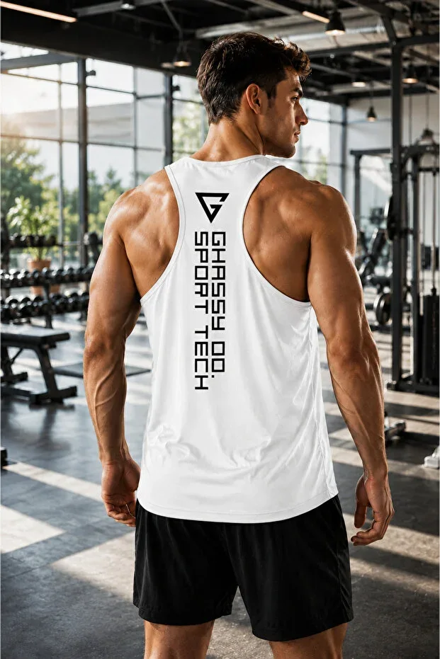 Men's Dry Fit Y-back Gym Fitness Athlete Vest Gym-101