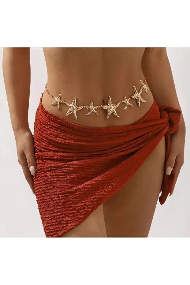 Starfish Chain Women's Belt Waist Belt