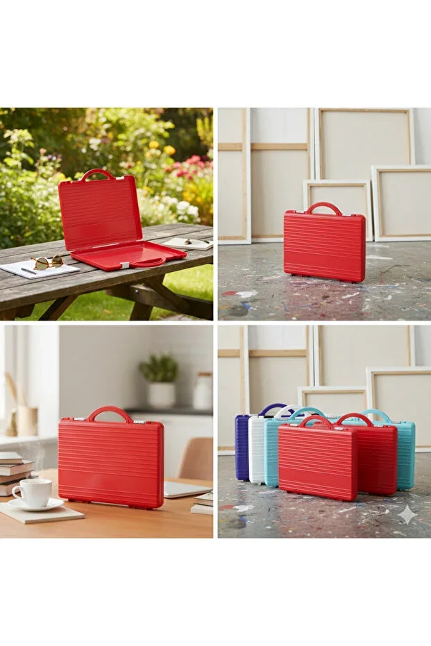 Project Drawing Document File Bag Red