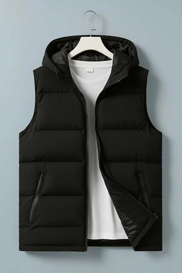 New Season Waterproof Hooded Puffer Vest