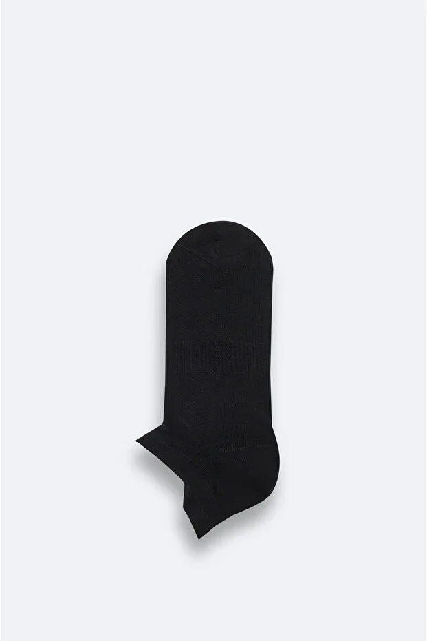 Men's Black Bamboo Ankle Socks B008530