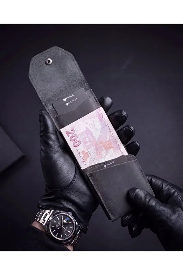 Trend Viral Genuine Leather Practical Wallet with Card Holder and Money Compartment 2142