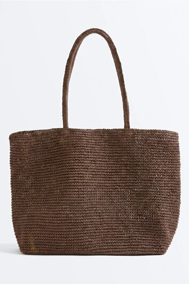 Paper weave shopper bag