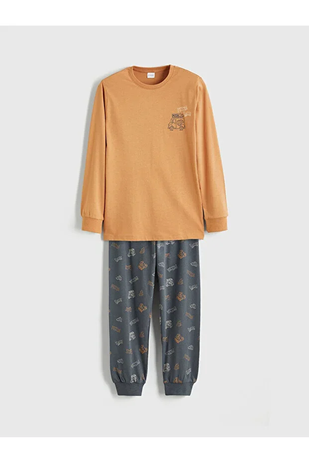 Bicycle Collar Boys' Pajama Set