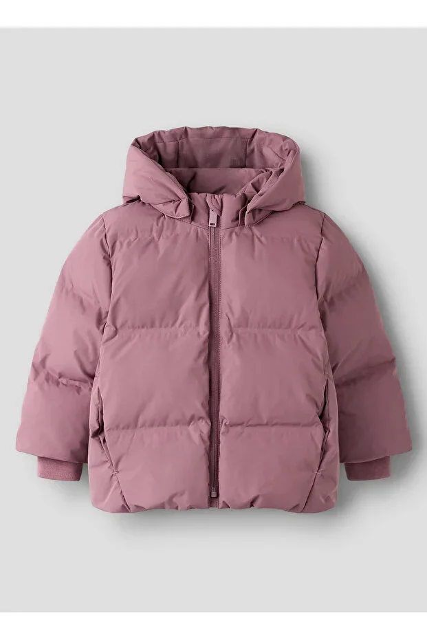 Pink Girls' Puffer Jacket 13244886