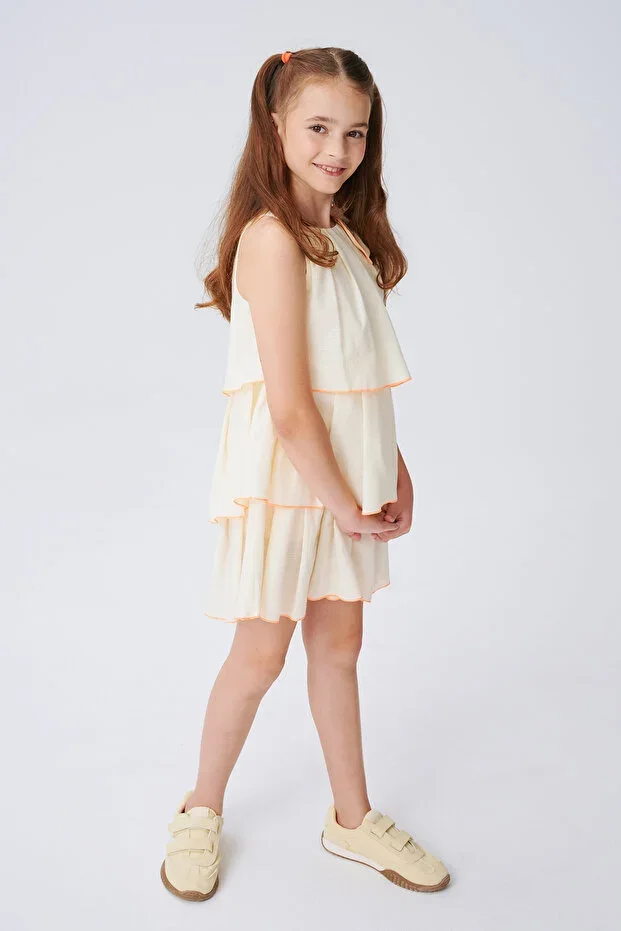 COTTON LAYERED COMFORTABLE DRESS