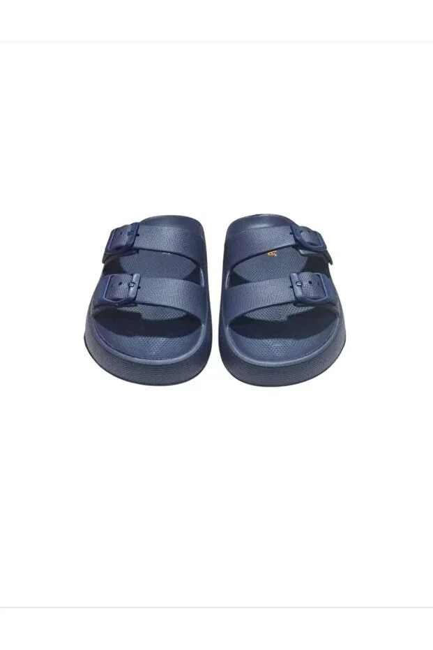 Akınal Bella Women's Summer Slippers with Double Buckle E282.Z
