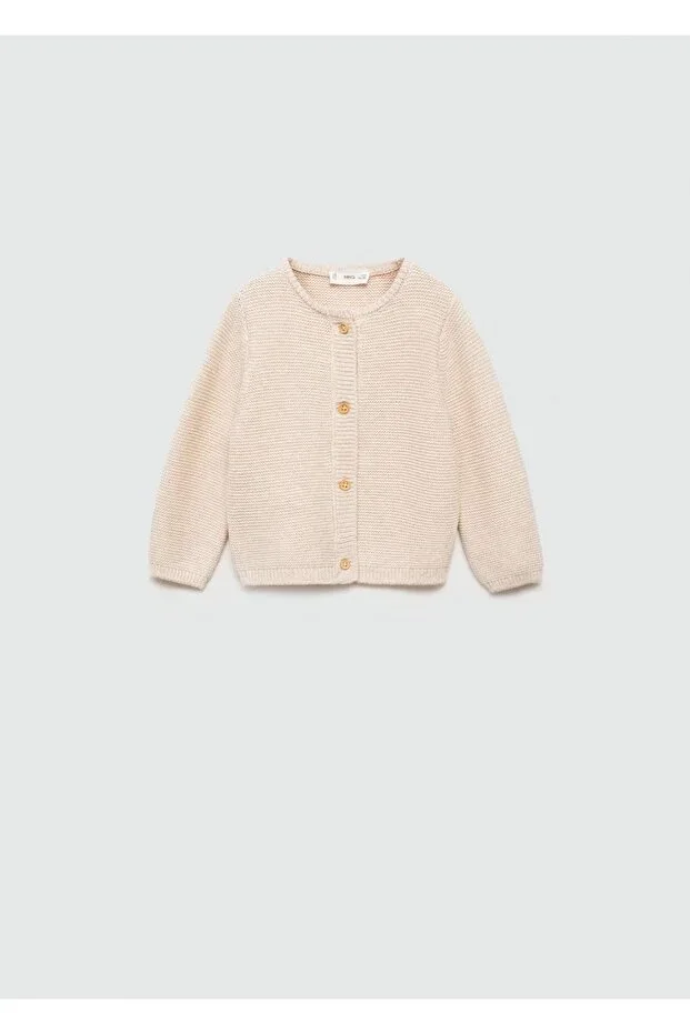 Buttoned knit cardigan