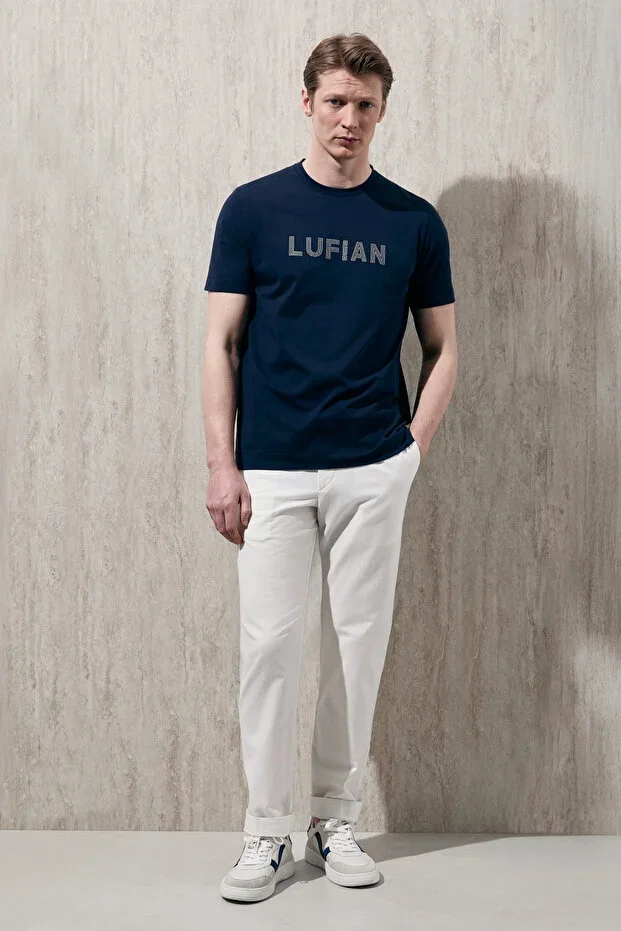 Oscar Modern Graphic T-Shirt Navy