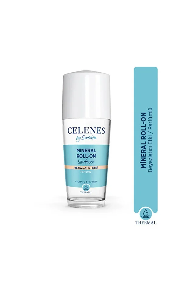 Aluminum-Free Whitening Effect Natural Thermal Roll On and Deodorant - Storforsen 75 ml
