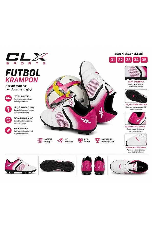 CLX JR CHILD WHITE FUCHSIA