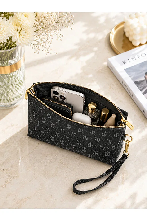 Luxury Patterned Women's Handbag Daily Use Portfolio Bag - Women's Accessory