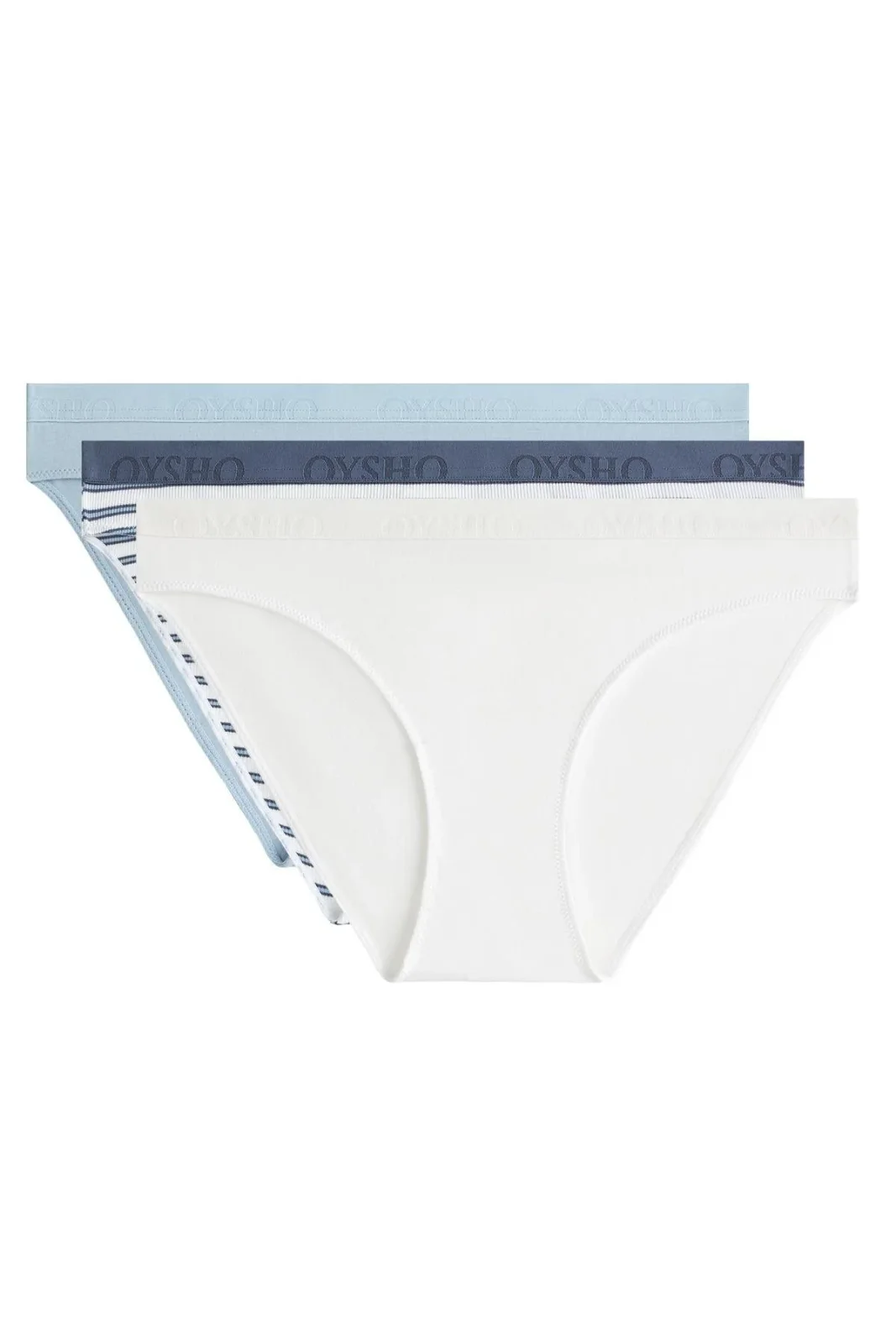 3-Pack Cotton Blend Classic Briefs with Logo