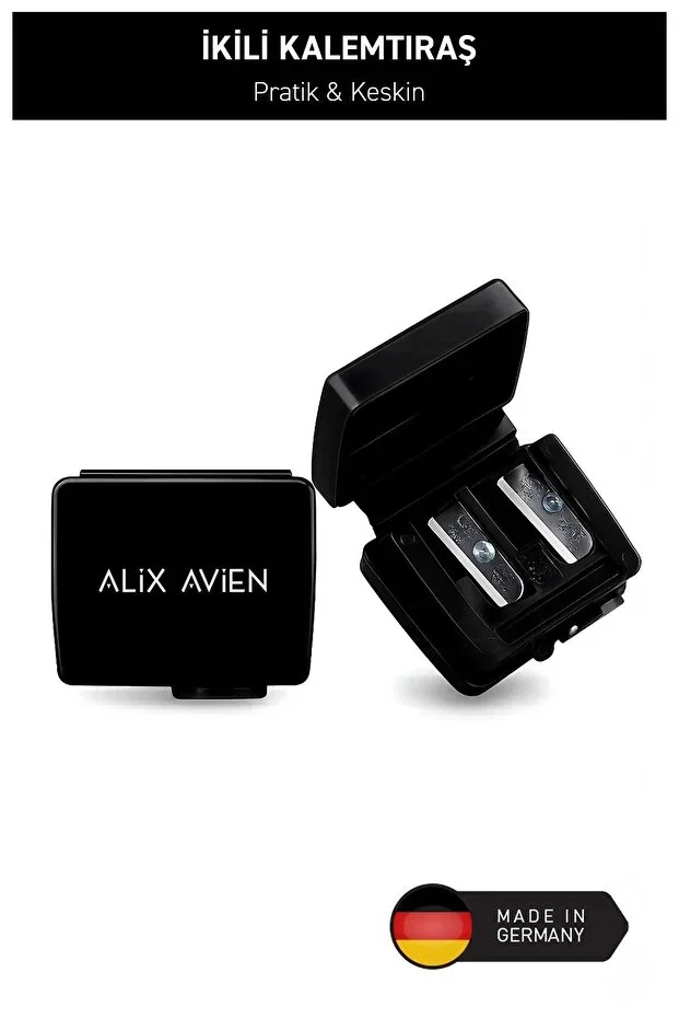 Dual Cosmetic Pencil Sharpener with Sharp Blade
