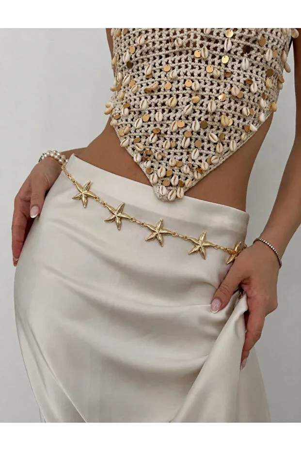 7 Figure Starfish Body & Waist & Dress & Pants & Skirt Chain Belt Set