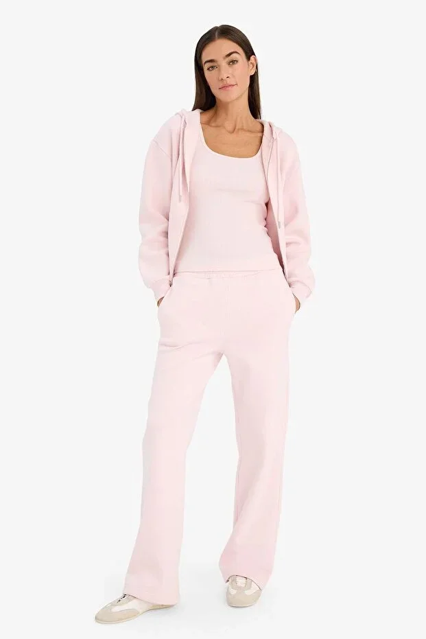 Straight Fit Basic Pocket High Waist Sweatpants B8571AX25SP