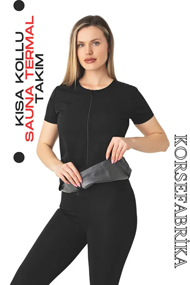 ZIPPERED SAUNA - THERMAL TOP and TIGHTS SET
