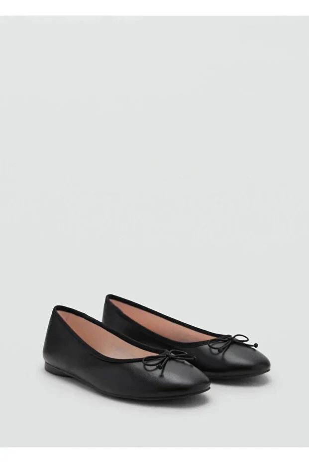 Bow-detail ballet flats