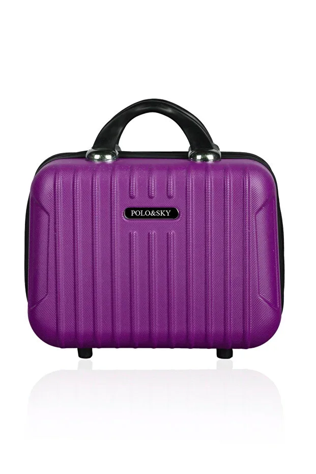 Class Model Purple Color Abs Makeup Bag Hand Luggage Mkjcls67