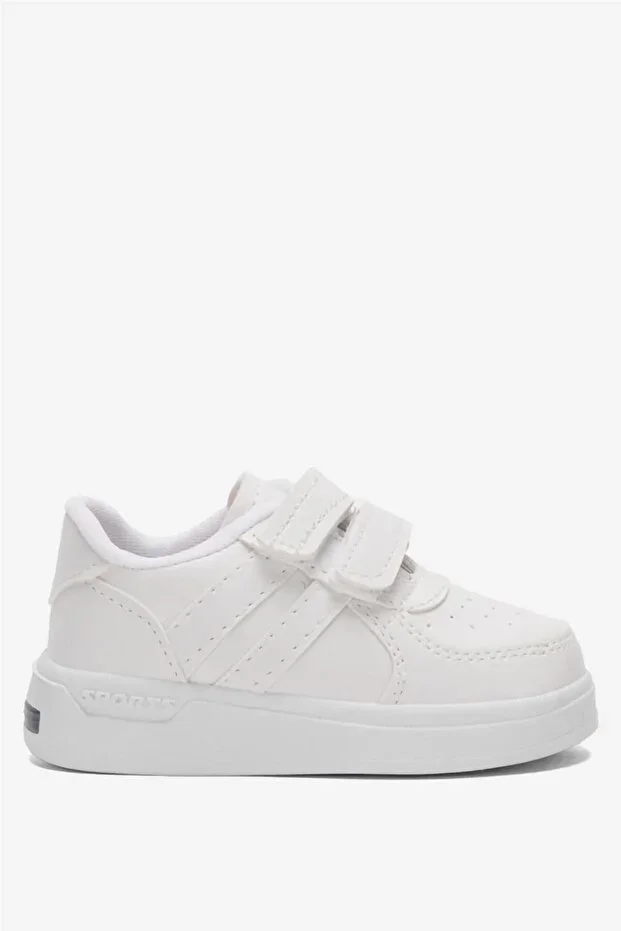 Light-Up Unisex Comfortable Lightweight Kids Sports Shoes WHITE
