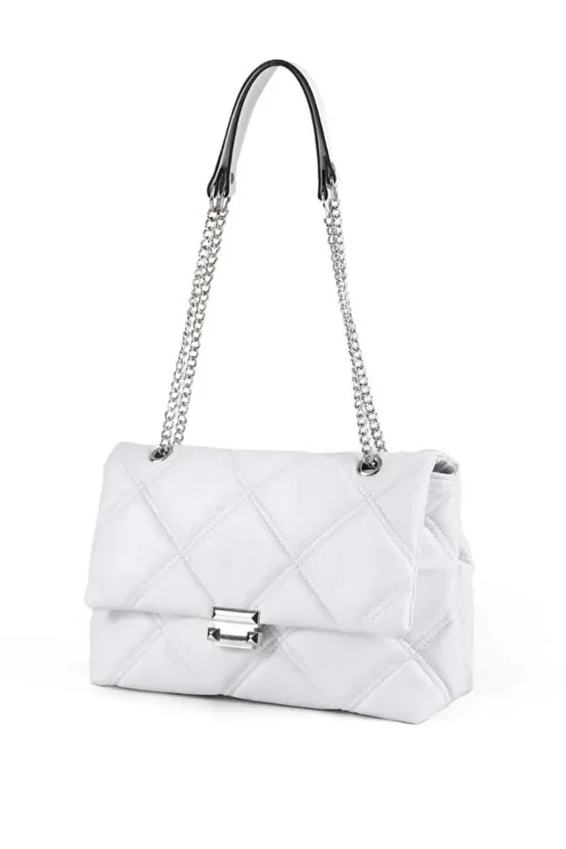 Women's White Shoulder Bag
