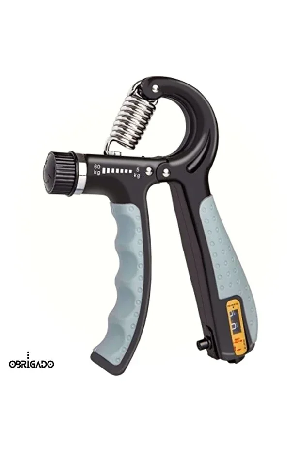 Hand and Wrist Developer with Counter 5-60 Kg Adjustable Hand Gripper Wrist Strengthener Home Sports Equipment